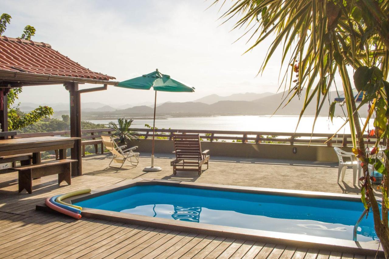 Casa Com Piscina E Incrivel Vista Para Lagoa Гаропаба Экстерьер фото